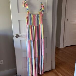 Draper James Multicolor Striped Dress